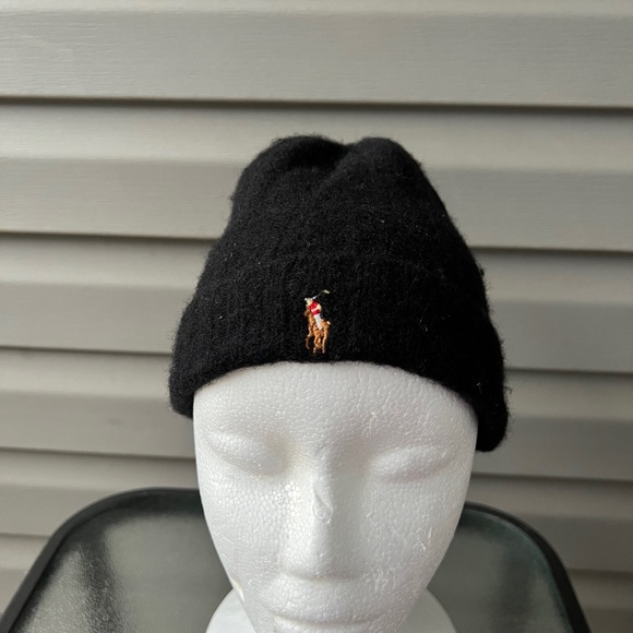 Polo Ralph Lauren Other - Polo Ralph Lauren Black Beanie Hat